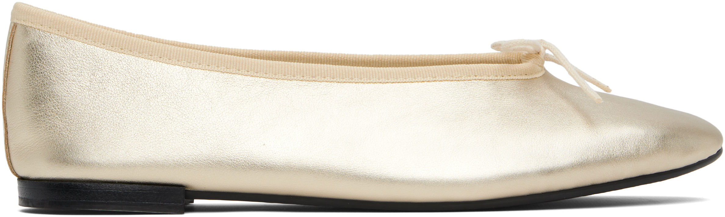 Gold Lilouh Ballerina Flats