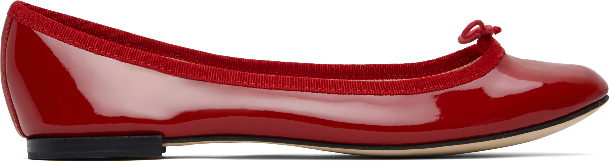 REPETTO RED CENDRILLON BALLERINA FLATS