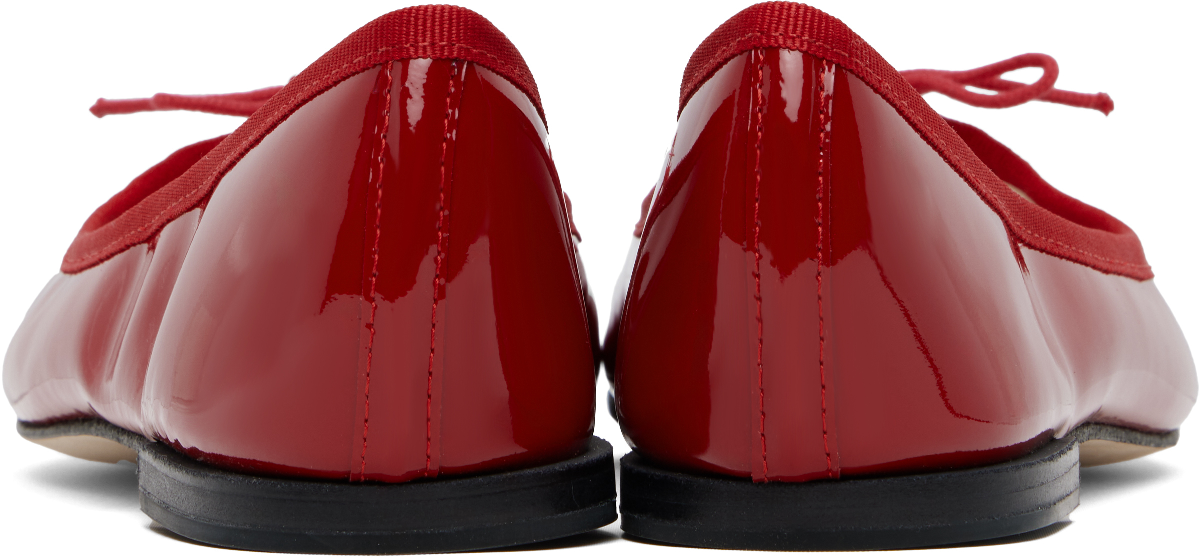 REPETTO RED CENDRILLON BALLERINA FLATS