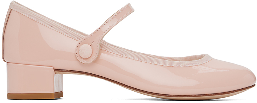 Shop Repetto Pink Rose Mary Jane Heels In 899 Icone