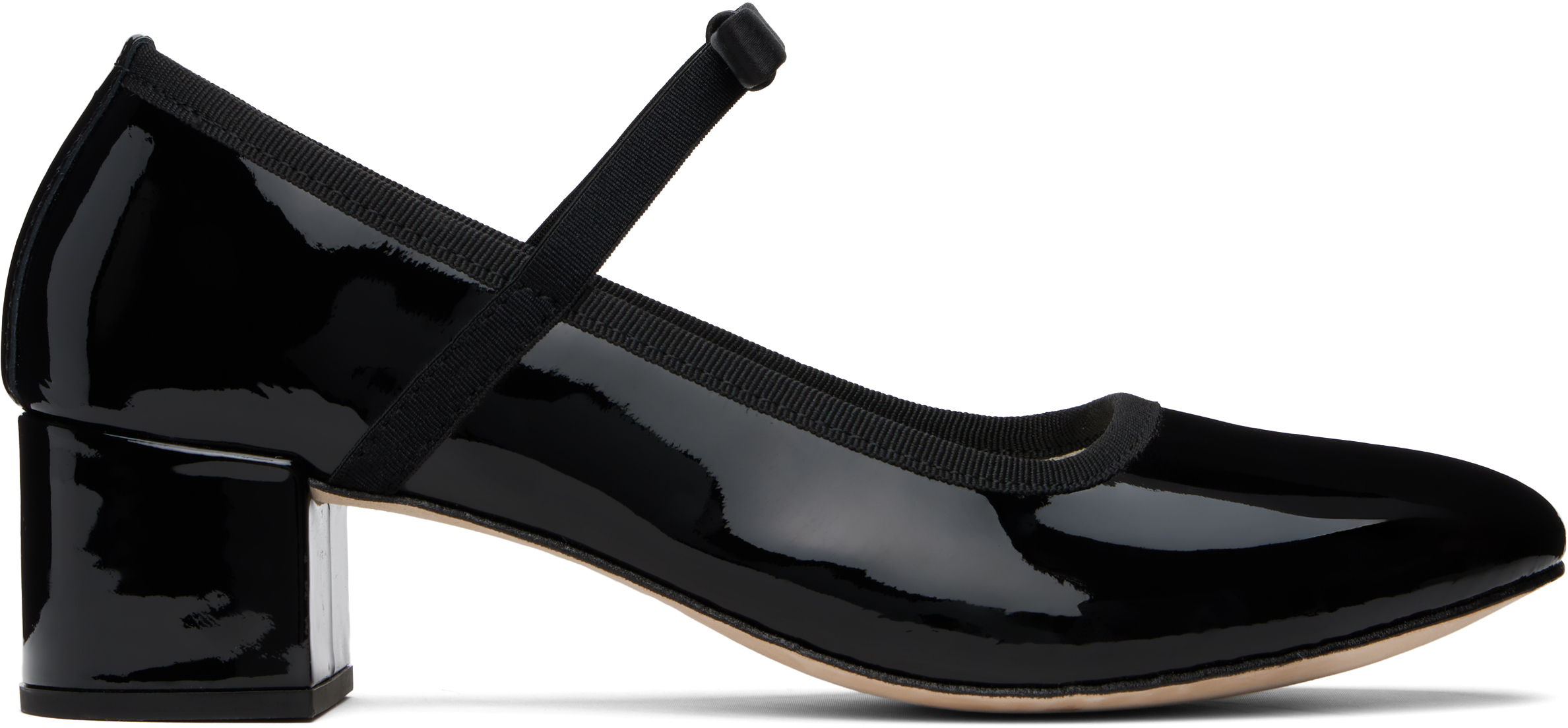 Black Guillemette Mary Jane Heels