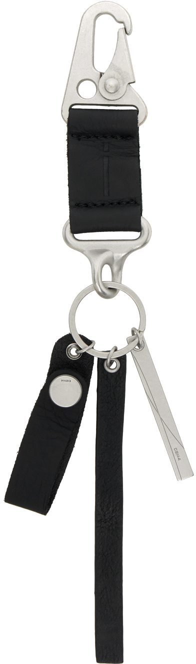 C2H4 Black 007 Enfilade Keychain SSENSE