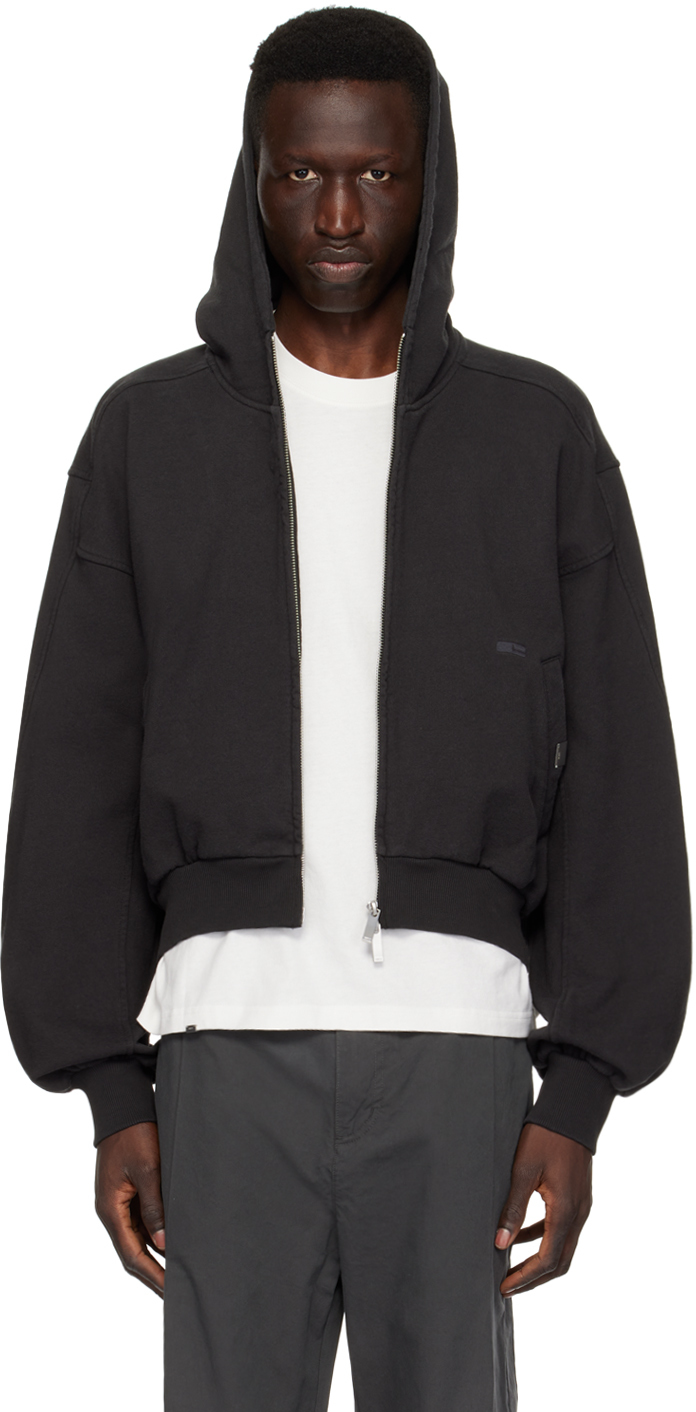 Black Scaling Hoodie