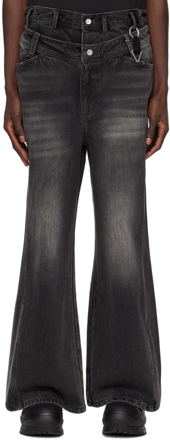 Shop C2h4 Gray Tempest Jeans In Fading Black