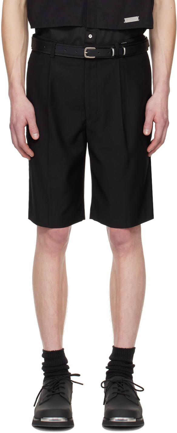 C2h4 Black Standard Shorts
