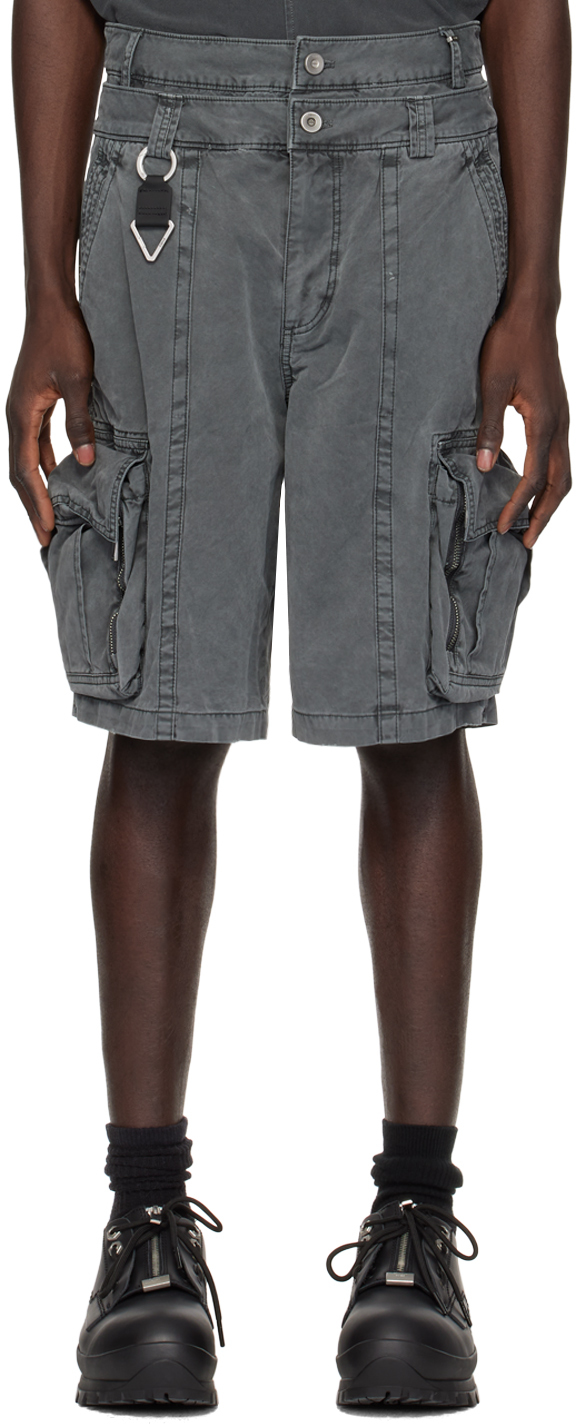 Gray Mechanist Shorts