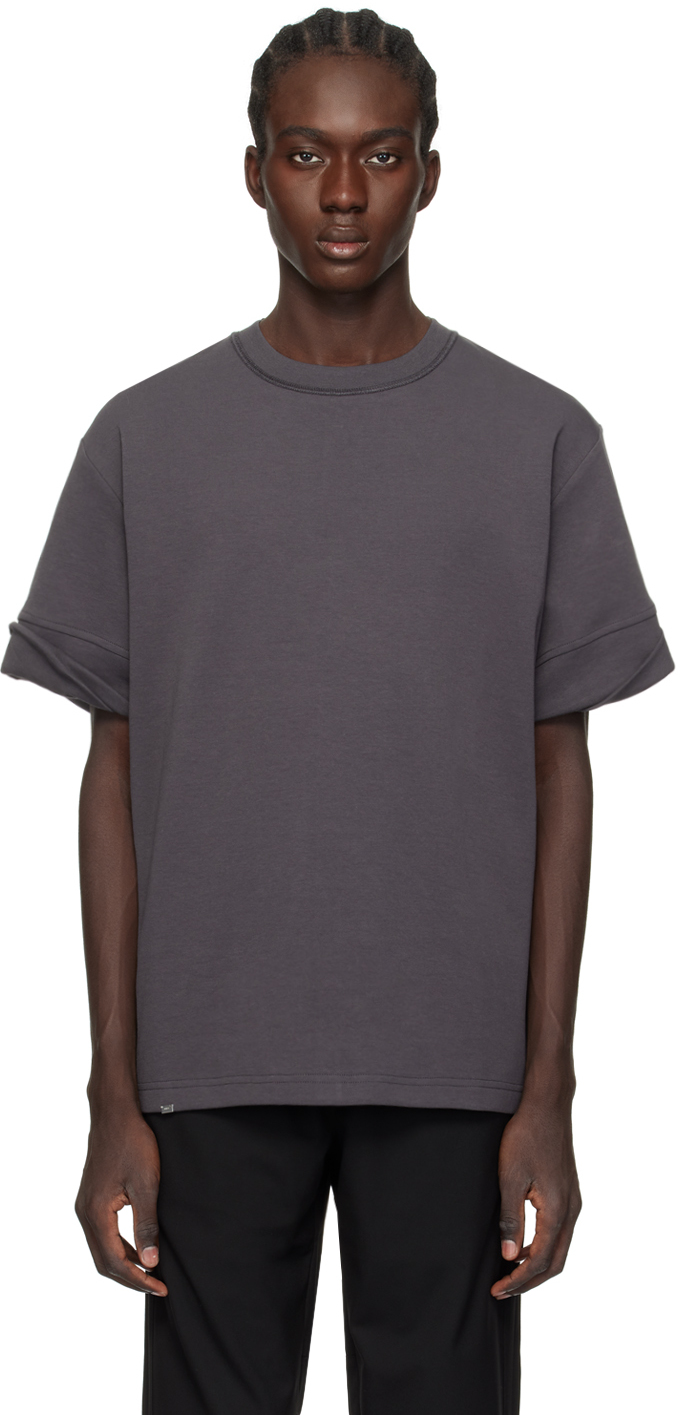 Gray Founder Fold-Over T-Shirt