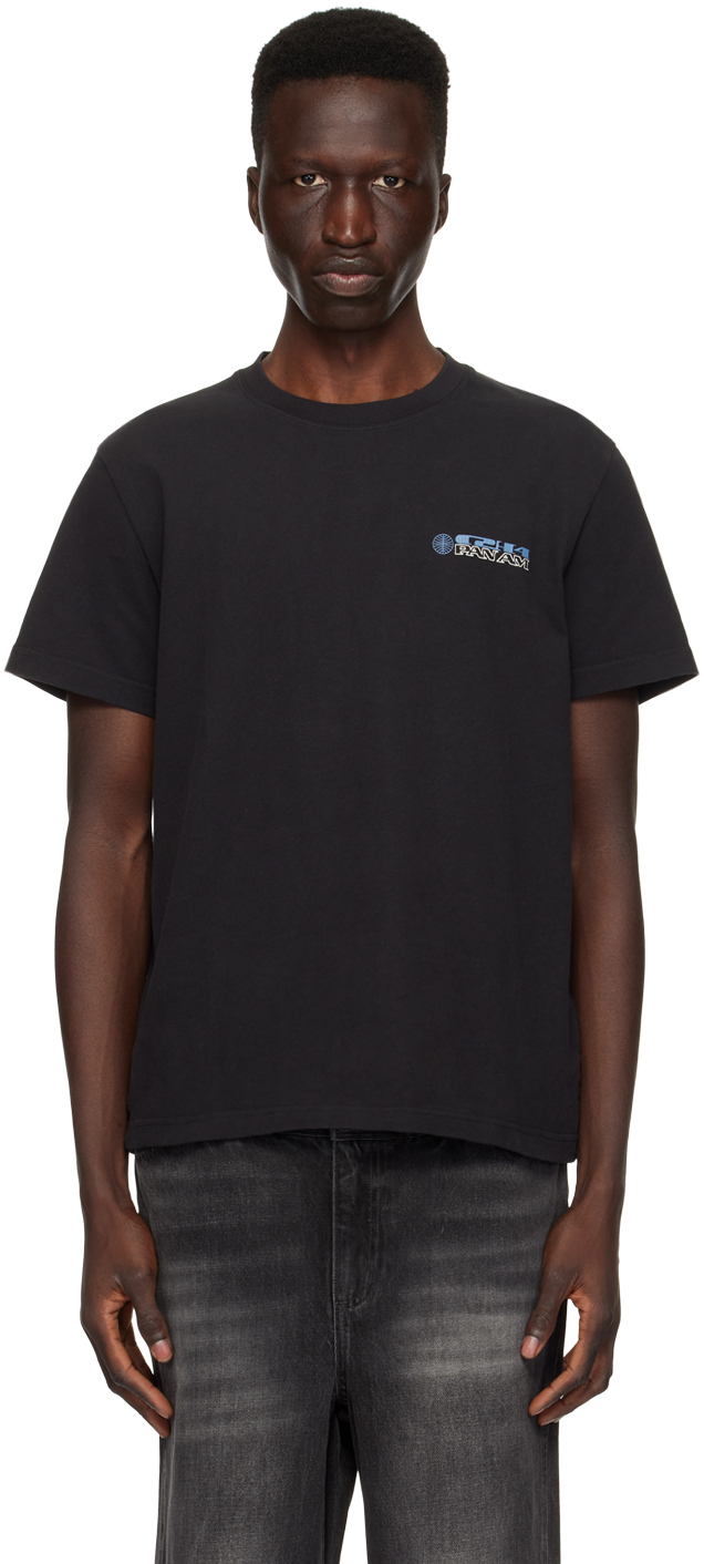 Shop C2h4 Black Printed T-shirt