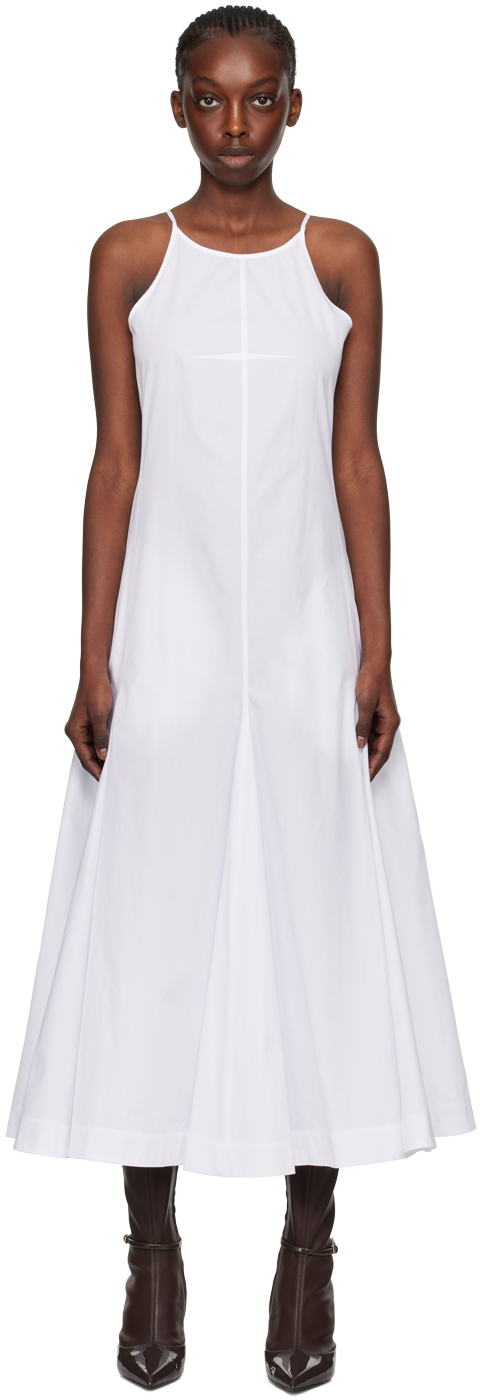 White Cactus Midi Dress by Sportmax on Sale