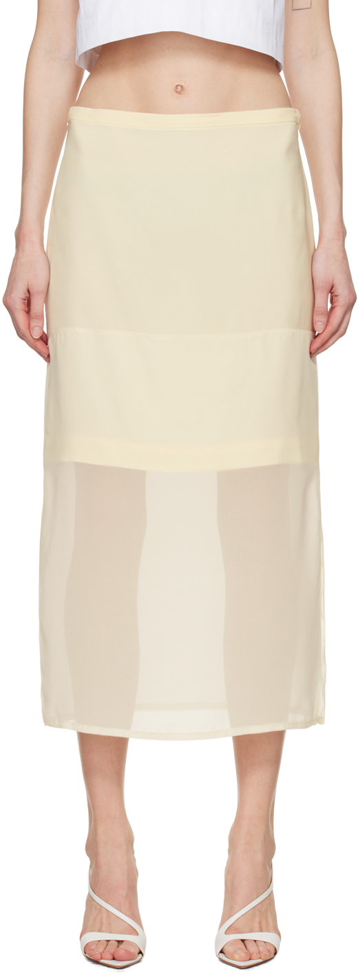 スカート SPORTMAX Woman Skirt Beige 2512771011600 001 Sportmax Lacca Beige Womens Skirt Sportmax