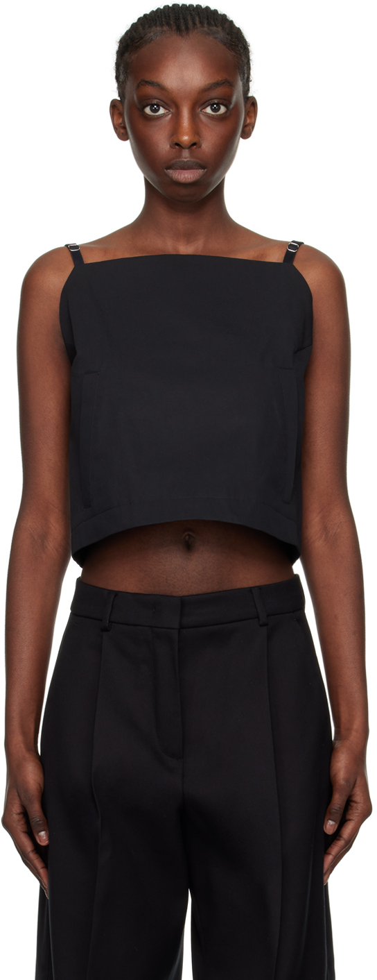 【関税&送料込】SportMax Top Black Sportmax for Women FW25 Collection | SSENSE Canada