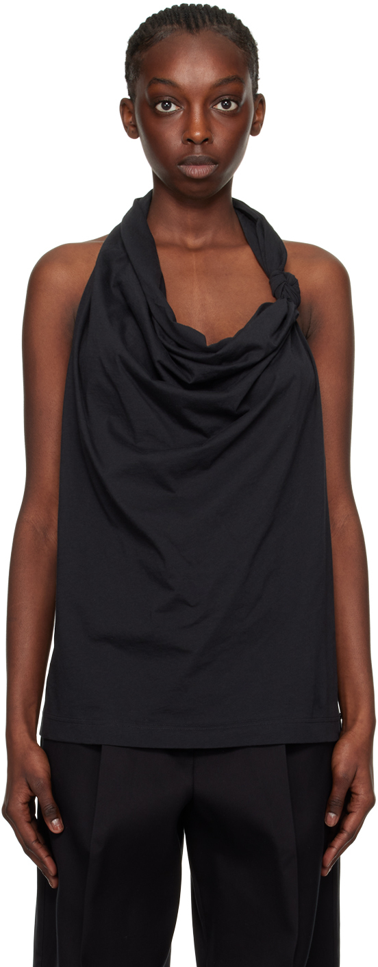 sportmax black gatti tank top