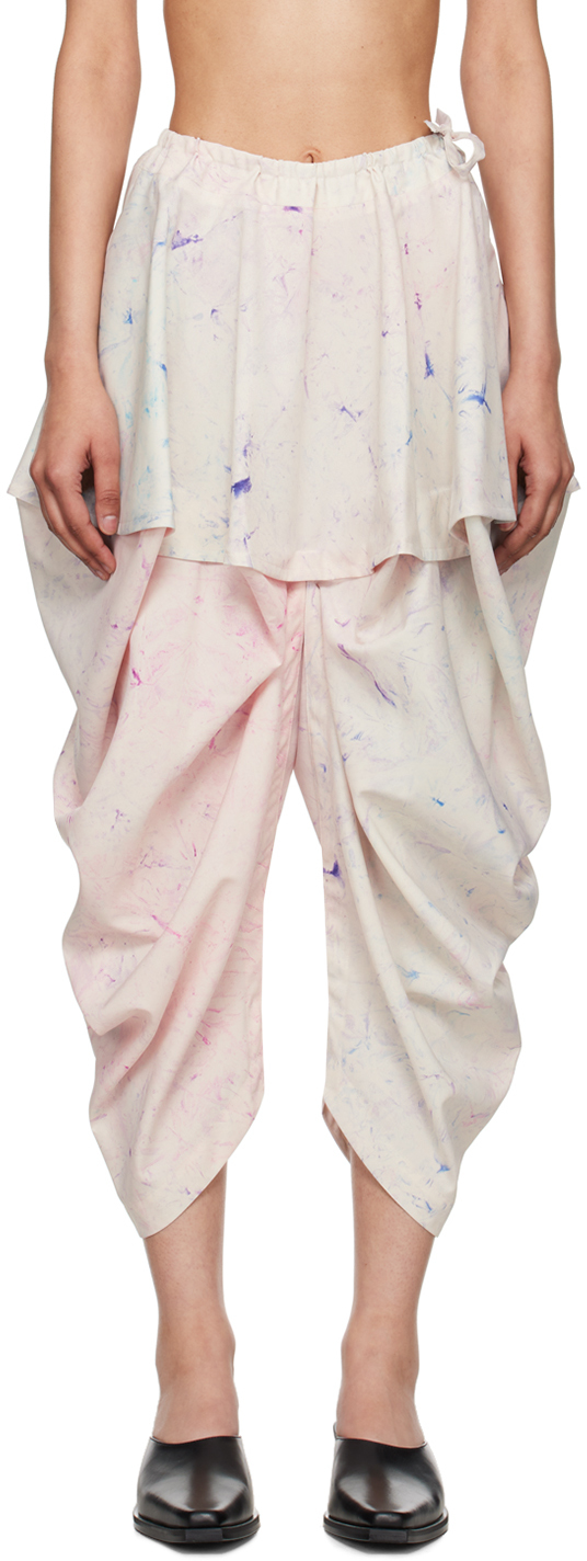 Pink Bubble Dye Trousers