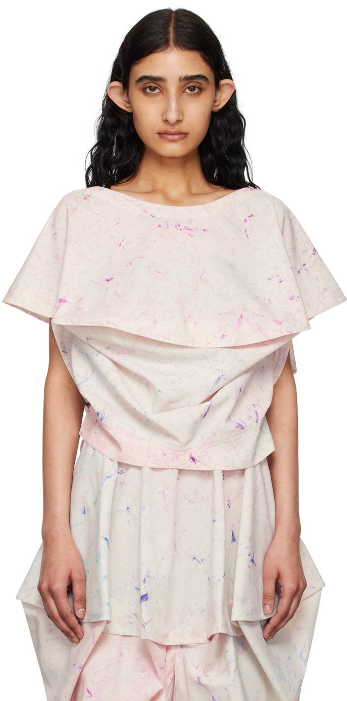132 5. イッセイミヤケ　変形　チュニック　ブラウス　半袖 132 5. STANDARD – ISSEY MIYAKE ONLINE STORE