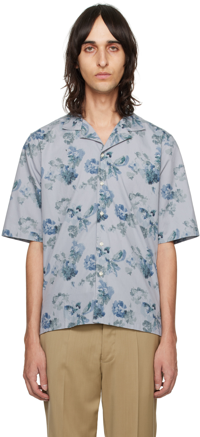 Officine Générale: Blue Eren Shirt | SSENSE