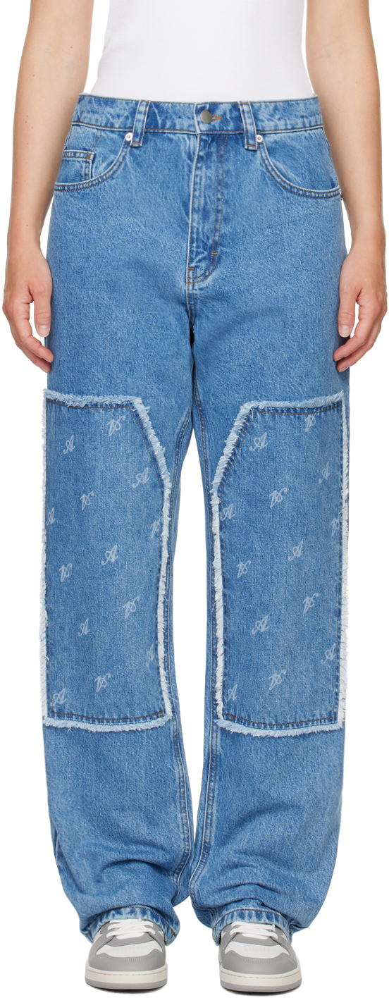 Blue Zine Relaxed-Fit Jeans