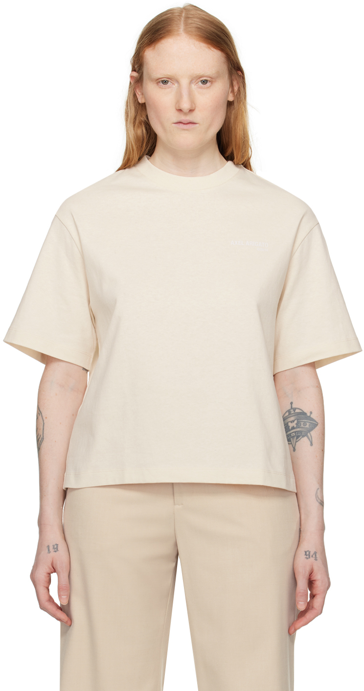 Axel Arigato: Beige Float T-Shirt | SSENSE