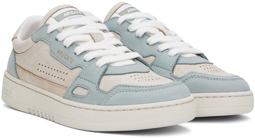 Axel Arigato Dice Lo Leather Sneakers In Beige/green