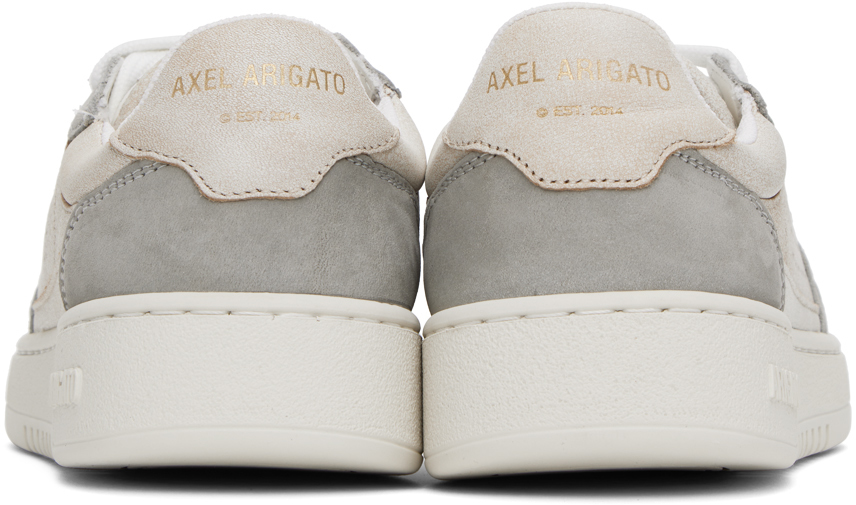 Axel Arigato Dice Lo Suede Panelled Sneakers In Beige/light Grey