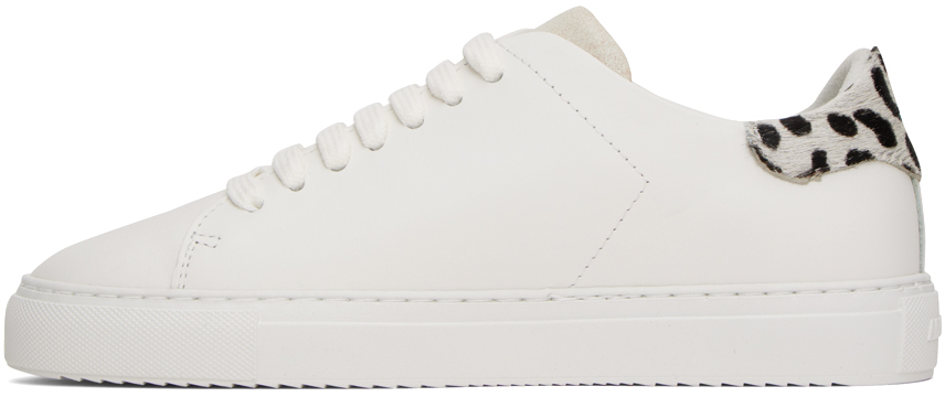 AXEL ARIGATO WHITE & BROWN CLEAN 90 SNEAKERS 