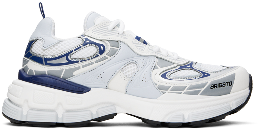 Axel Arigato Blue Sphere Trip Trainers In Light Blue/blue
