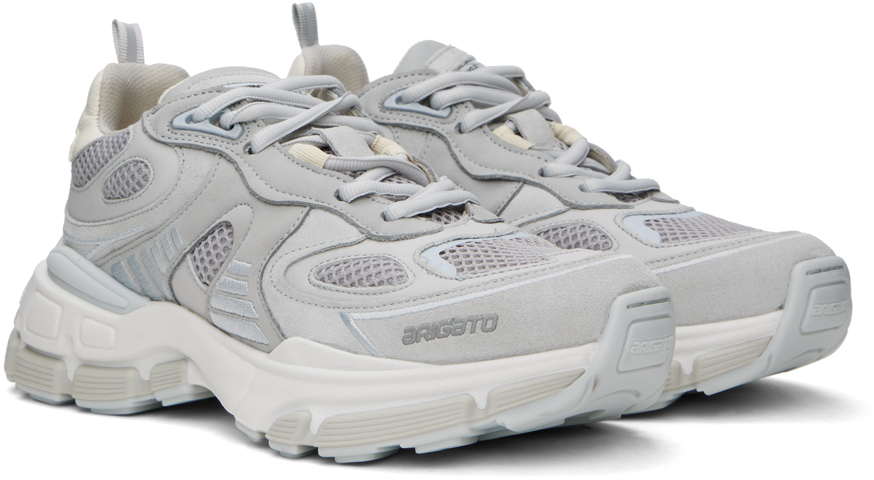 Axel Arigato Sphere Runner Lace-up Sneakers In Grey/beige
