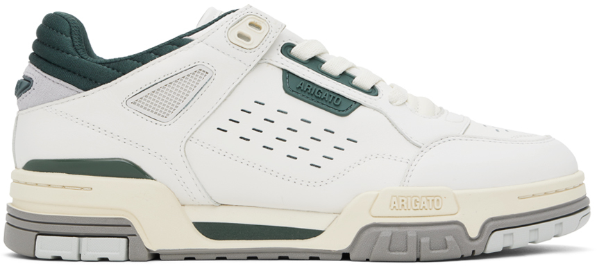 Axel Arigato White & Green Onyx Sneakers