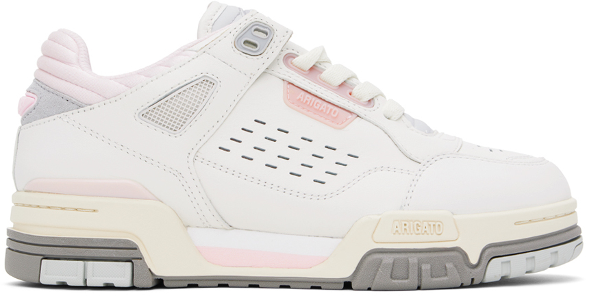 White & Pink Onyx Sneakers
