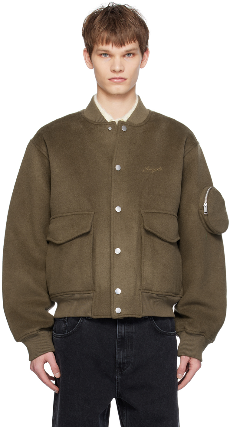 Brown Byron Bomber Jacket by Axel Arigato on Sale