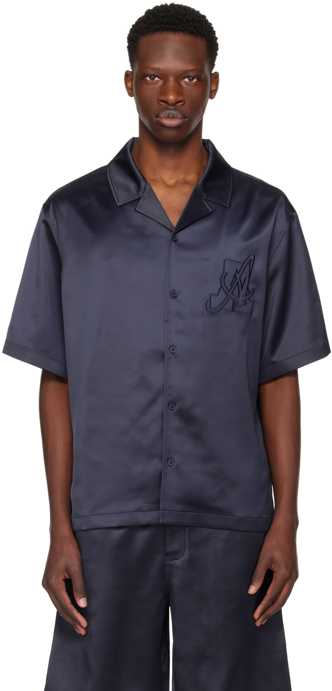Shop Axel Arigato Navy Cruise Shirt