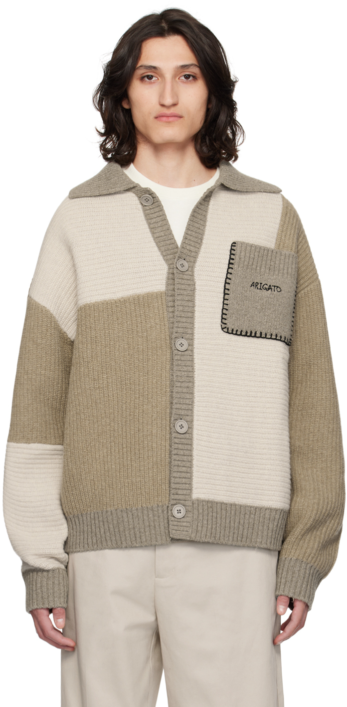 Beige Franco Cardigan by Axel Arigato on Sale