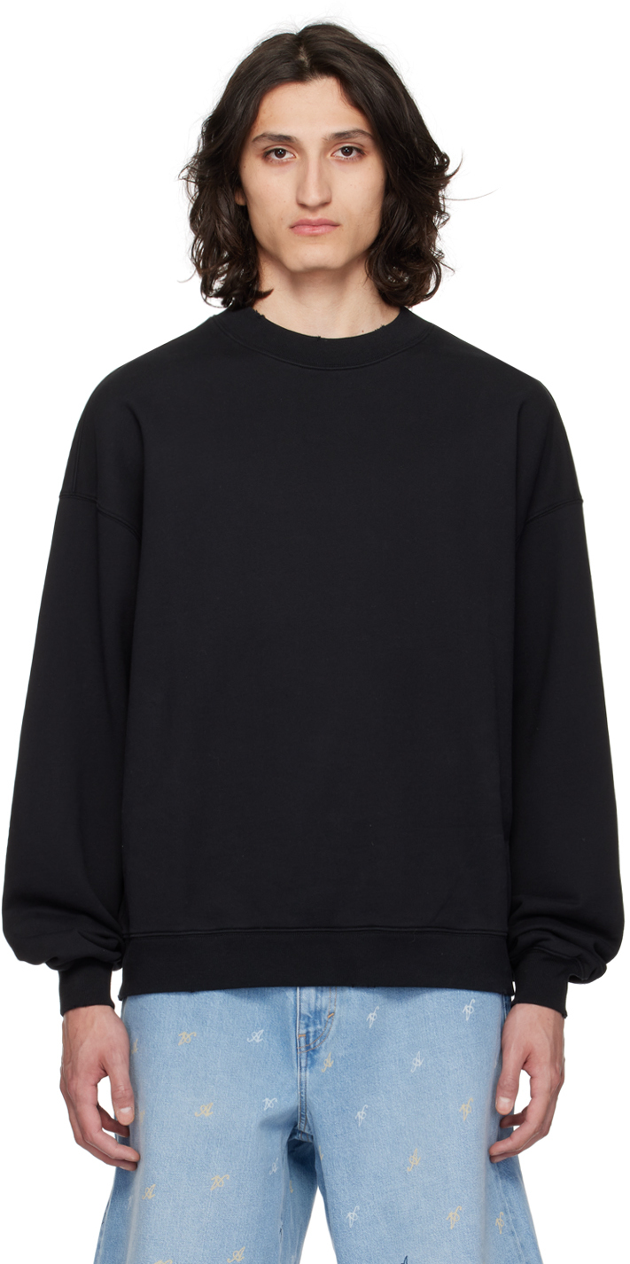 Axel Arigato Vista Organic Cotton Sweatshirt In Black