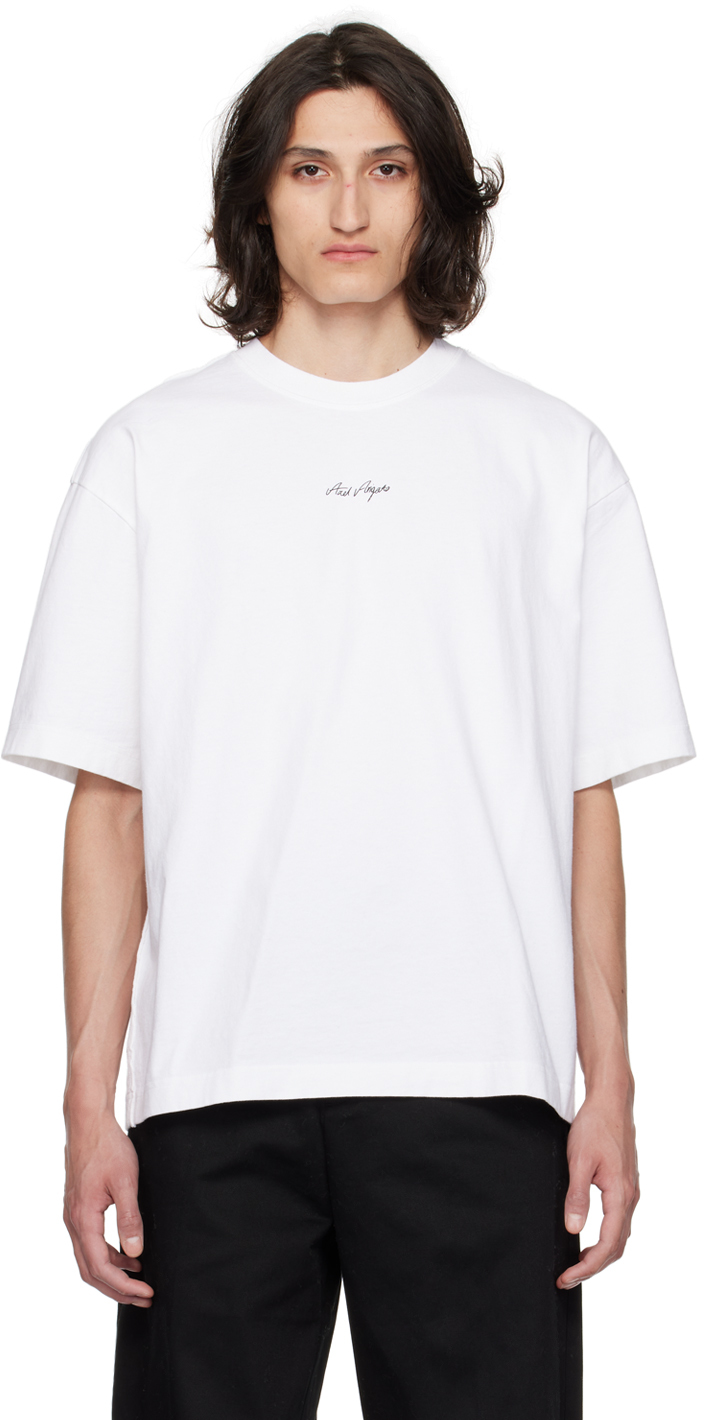 Shop Axel Arigato White Sketch T-shirt