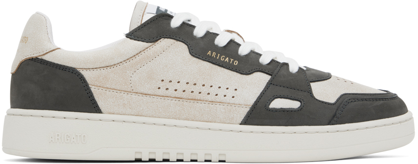 Beige Gray Dice Lo Sneakers by Axel Arigato on Sale