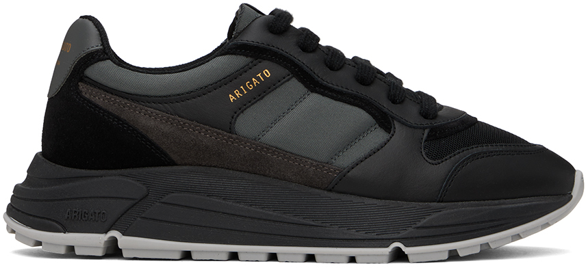 Axel Arigato Black & Gray Rush Sneakers In Black/grey