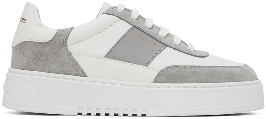 Axel Arigato White & Gray Orbit Vintage Sneakers In White/grey