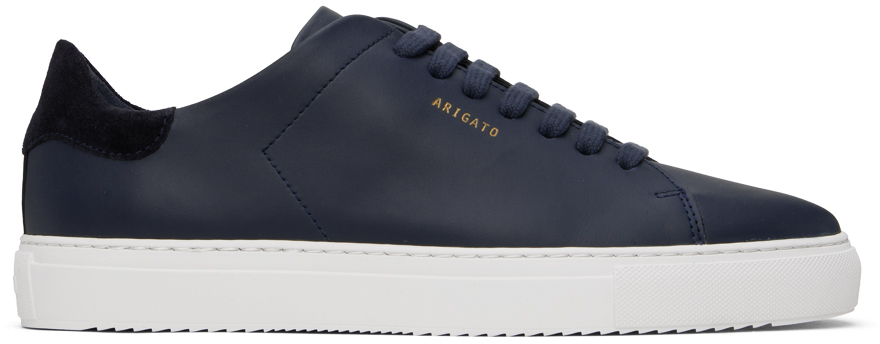 Axel Arigato Navy Clean 90 Sneakers In Dark Blue