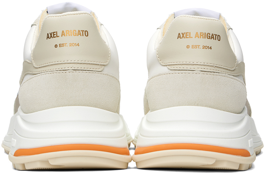 Axel Arigato Rush Bee Bird Sneakers In White/cremino