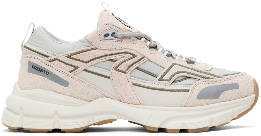 Pink & Gray Marathon R-Trail Sneakers by Axel Arigato on Sale