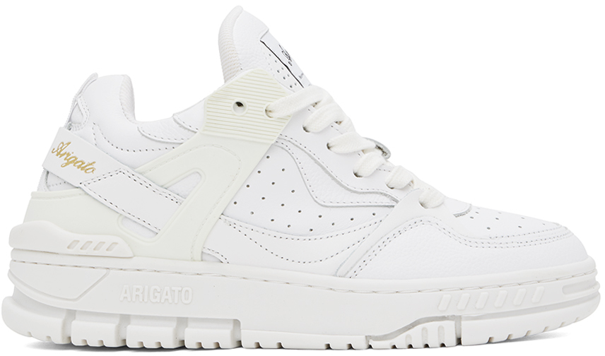 Shop Axel Arigato White Astro Sneakers In White / White