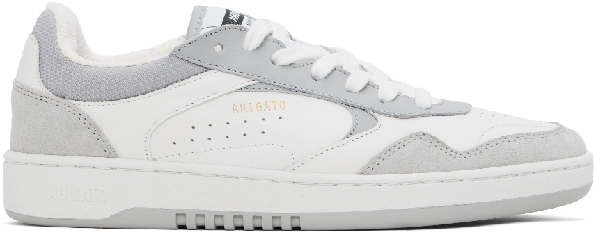White Gray Arlo Sneakers by Axel Arigato on Sale