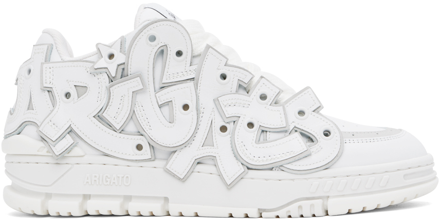 【関税込み】Axel Arigato ホワイト Area Typo スニーカー White Area Typo Sneakers by Axel Arigato on Sale