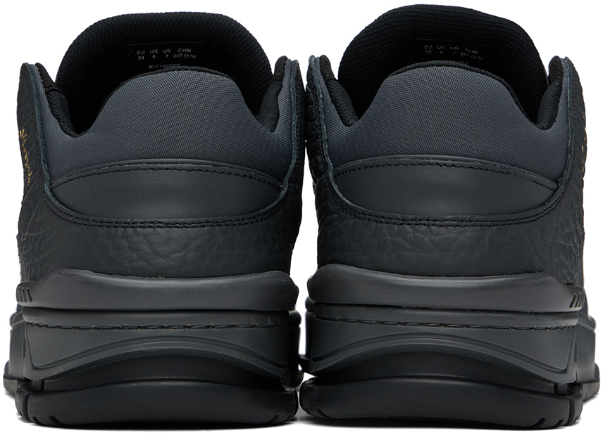 Axel Arigato Area Lo Sneakers In Black Suede And Leather In Black