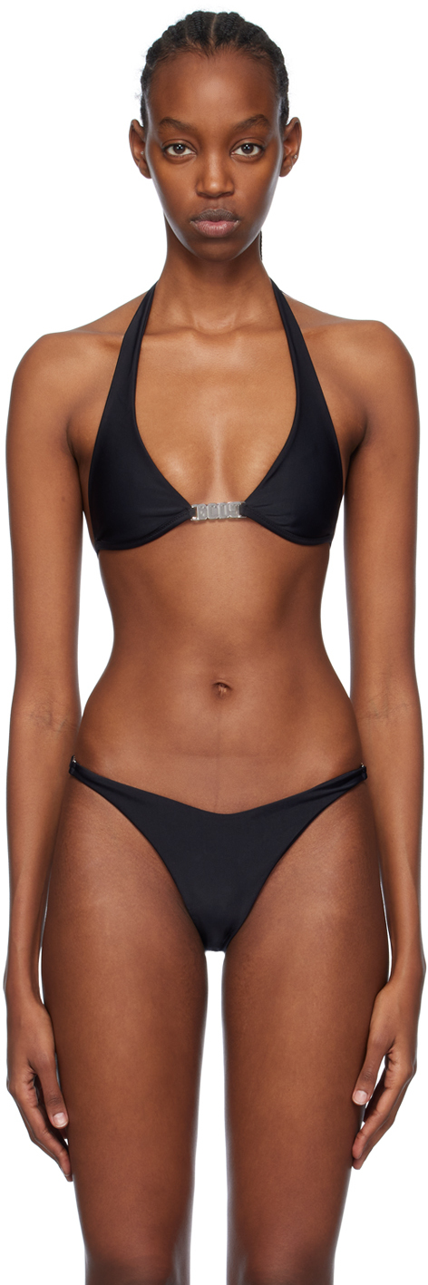 Black Hardware Bikini Top