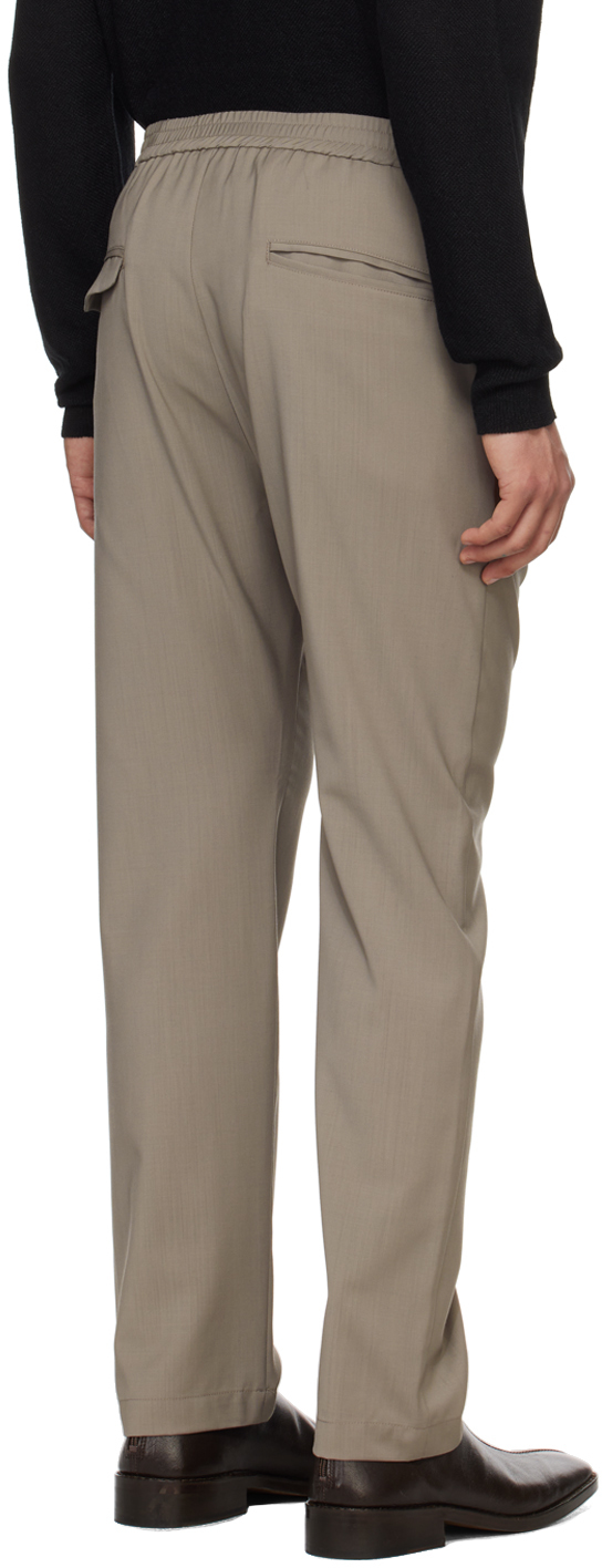 BARENA VENEZIA TAUPE TOSADOR TROUSERS 