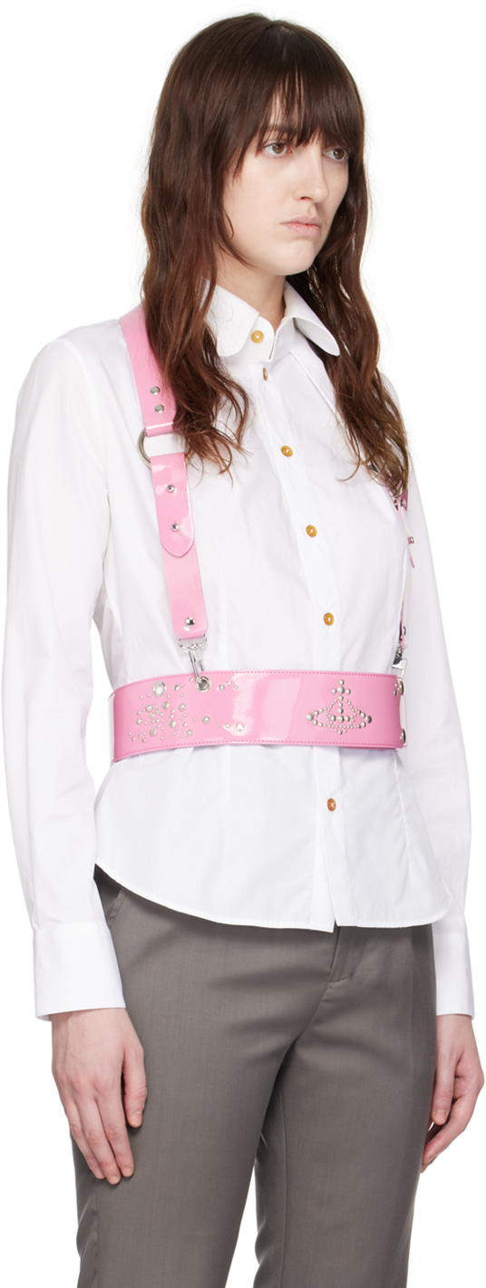 Vivienne Westwood Pink Studs Harness In G406 Pink
