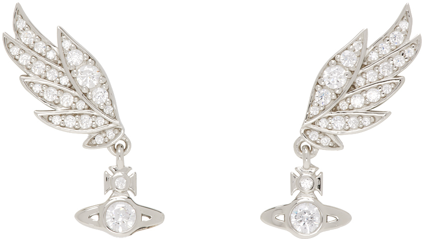 Vivienne Westwood Silver Dawna Earrings In Metallic