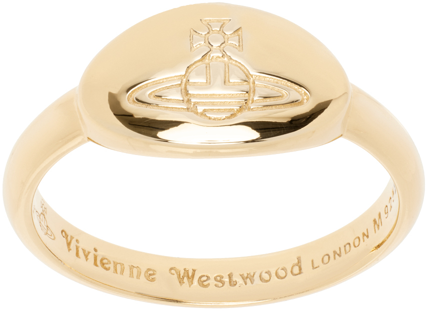 Vivienne Westwood Rosanna Orb-plaque ring | Smart Closet