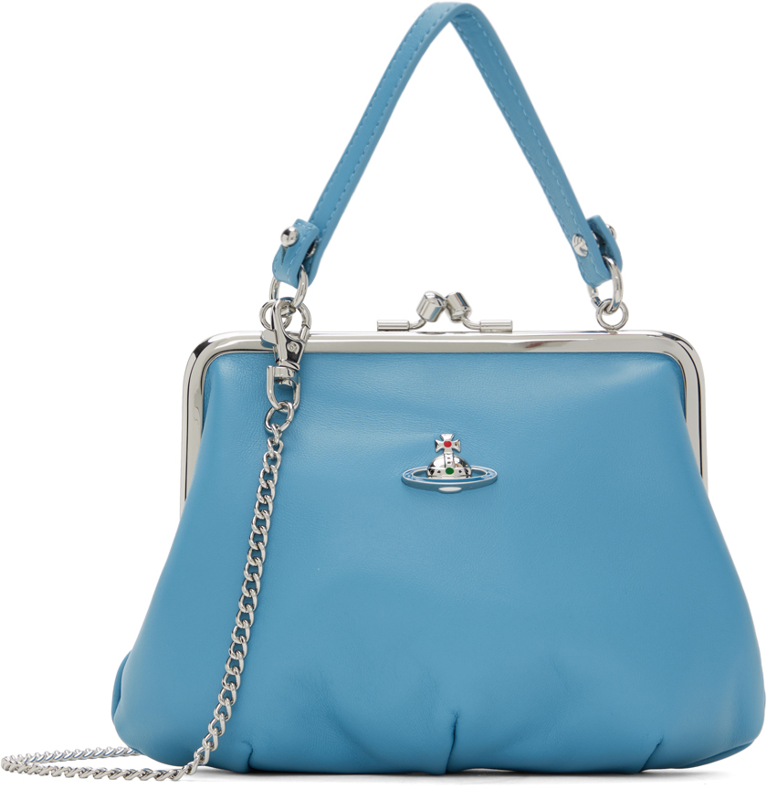 Vivienne Westwood Blue Granny Frame Bag In K402 Blue