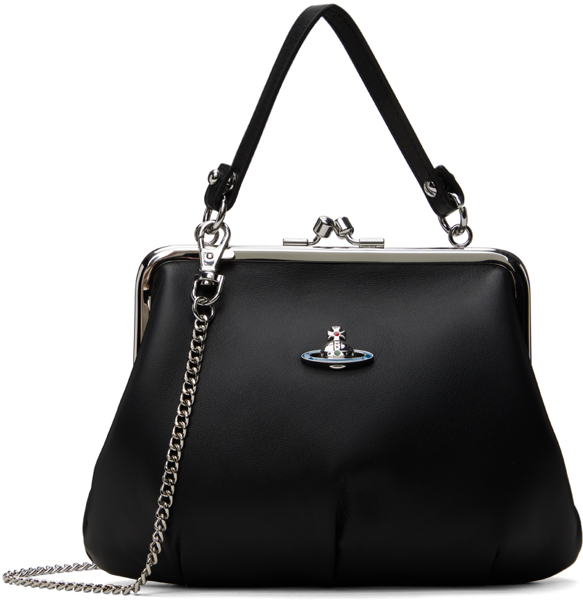 Vivienne Westwood Black Granny Frame Bag In N403 Black